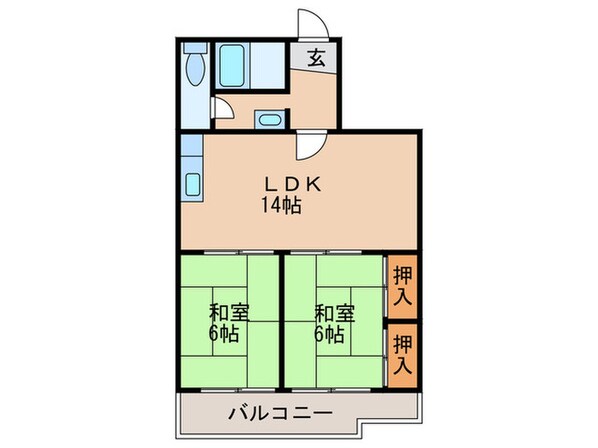 レジデンス鸞鳳の物件間取画像